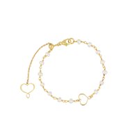 Pulsera Maman et Sophie Mujer Trame in Plata Perla BPTRM1PEMS